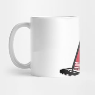 Futuristic Red Traffic Cone Illustration No. 967 Mug